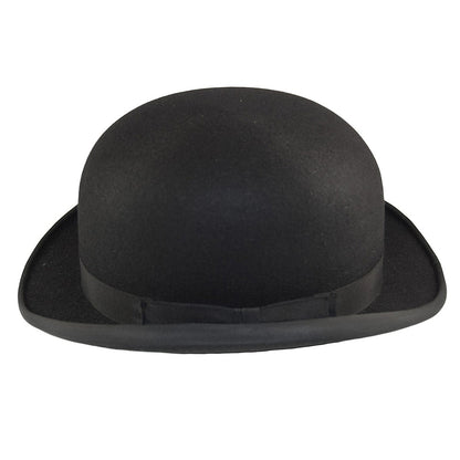 Sombrero bombín de fieltro de piel de Christys - Negro