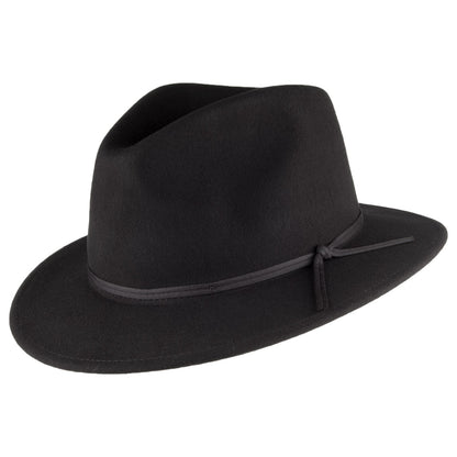 Sombrero Fedora Coleman de Brixton - Negro