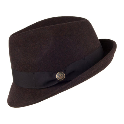 Sombrero Trilby Good Boy de lana de Goorin - Marrón Marl