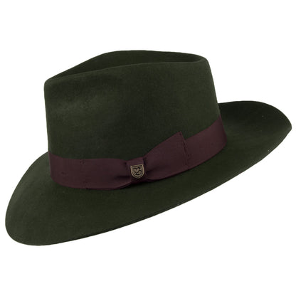 Sombrero Fedora López de Brixton - Oliva Oscuro