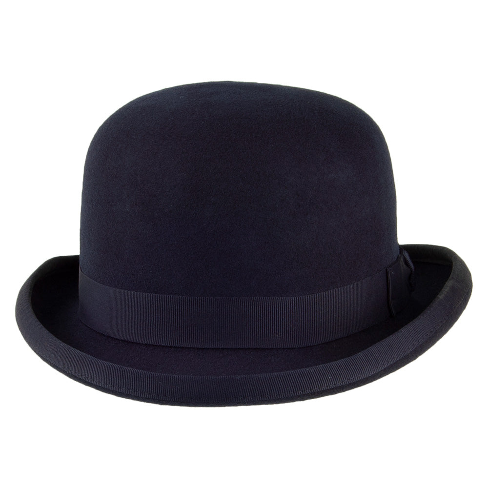 Sombrero bombín de fieltro de lana de Denton - Azul Marino