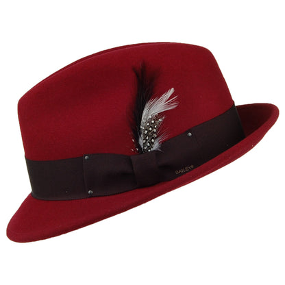 Sombrero Trilby Tino plegable Repelente al agua de fieltro de lana de Bailey - Oporto