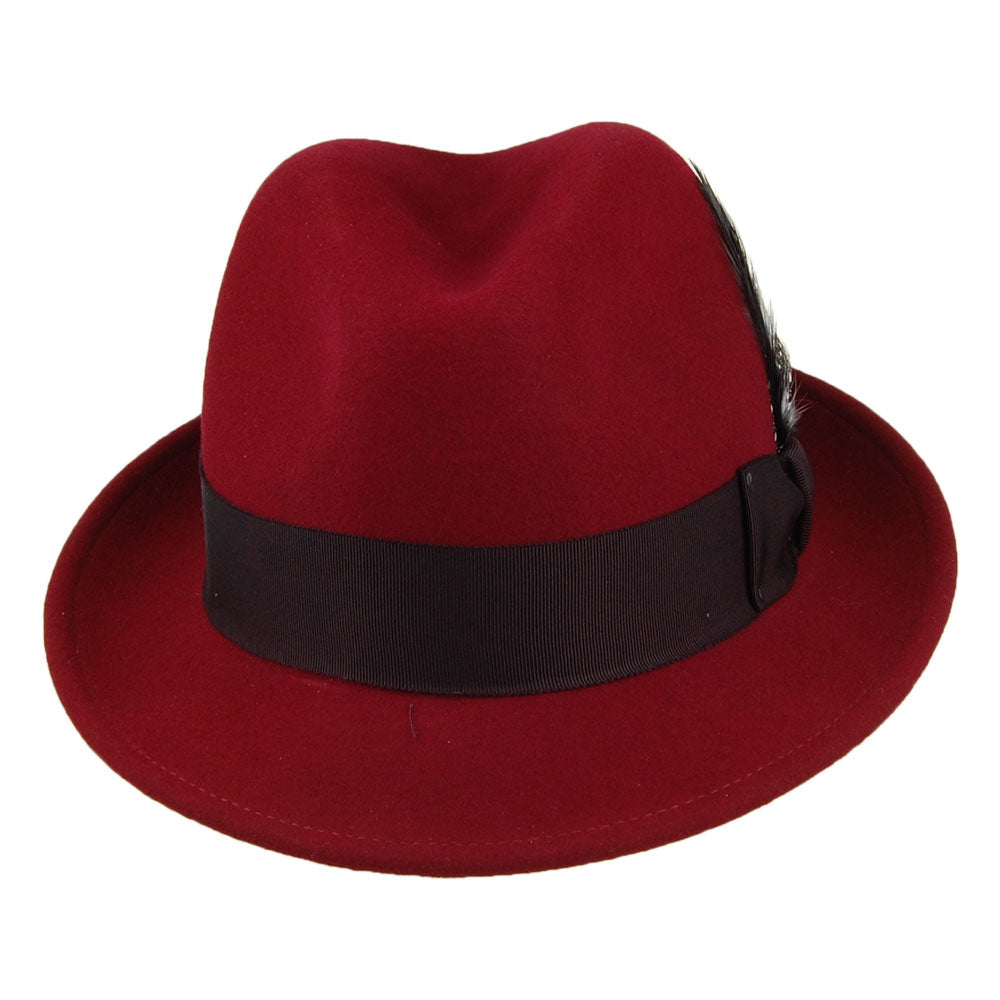 Sombrero Trilby Tino plegable Repelente al agua de fieltro de lana de Bailey - Oporto