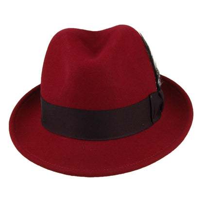 Sombrero Trilby Tino plegable Repelente al agua de fieltro de lana de Bailey - Oporto