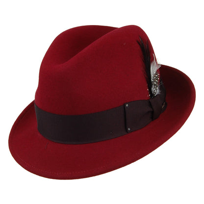 Sombrero Trilby Tino plegable Repelente al agua de fieltro de lana de Bailey - Oporto