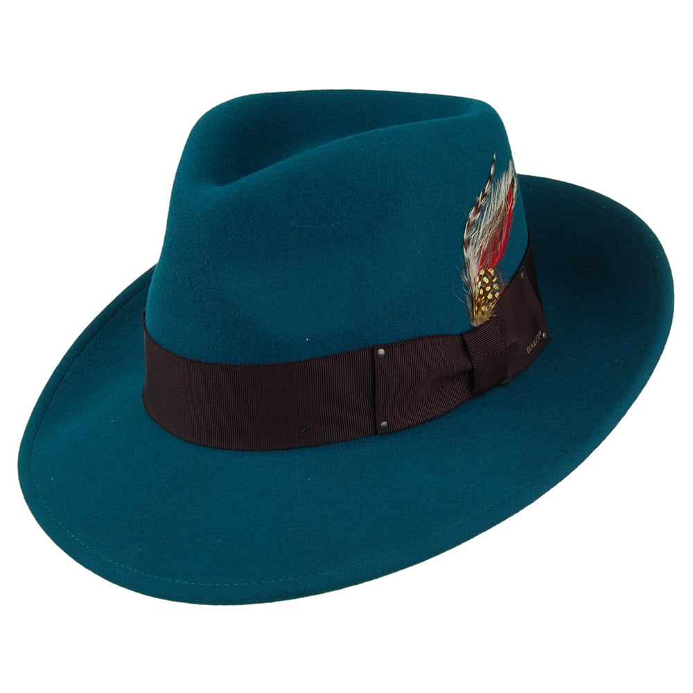 Sombrero Fedora 7002 plegable de Bailey - Verde Azulado