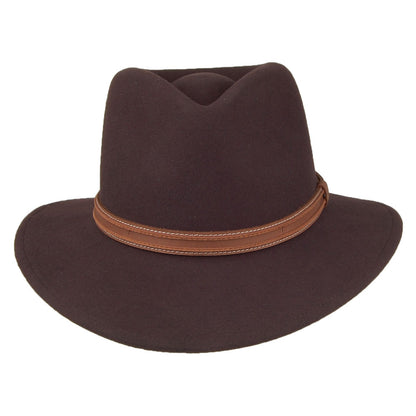 Safari Fedora Camden Fieltro LiteFelt de Bailey - Marrón