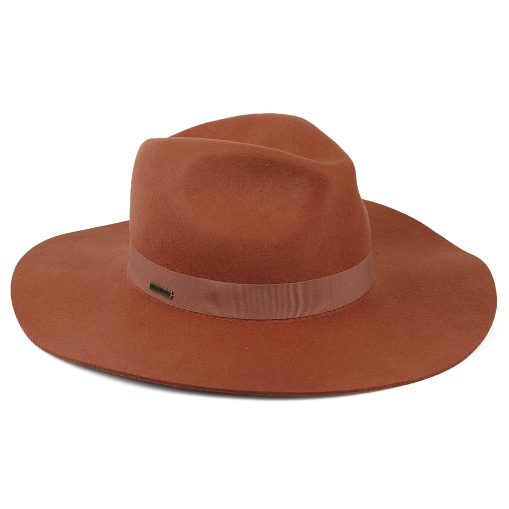 Sombrero Fedora mujeres Great Scott de Billabong - Rojo Óxido