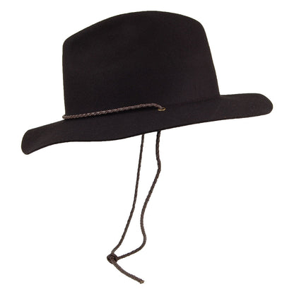 Sombrero Fedora Freeport de Brixton - Negro