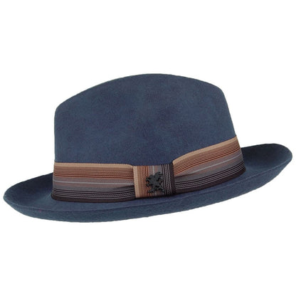 Sombrero Fedora Harrisburg Pinch Front de Stacy Adams - Bruma
