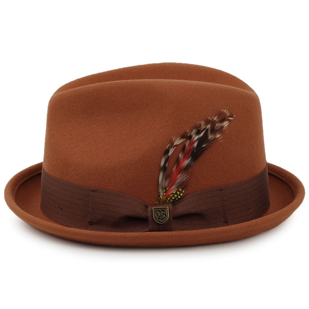 Sombrero Trilby Gain de Brixton - Rojo Óxido