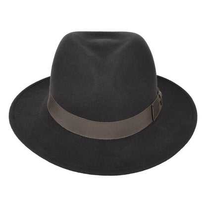 Sombrero Fedora Curtis plegable Repelente de agua de fieltro de lana de Bailey - Gris