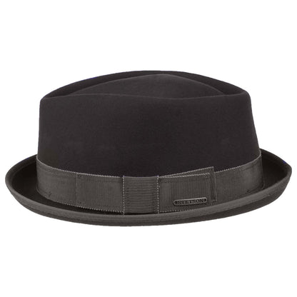Sombrero Pork Pie Copa Diamante de lana-cachemira de Stetson - Marrón