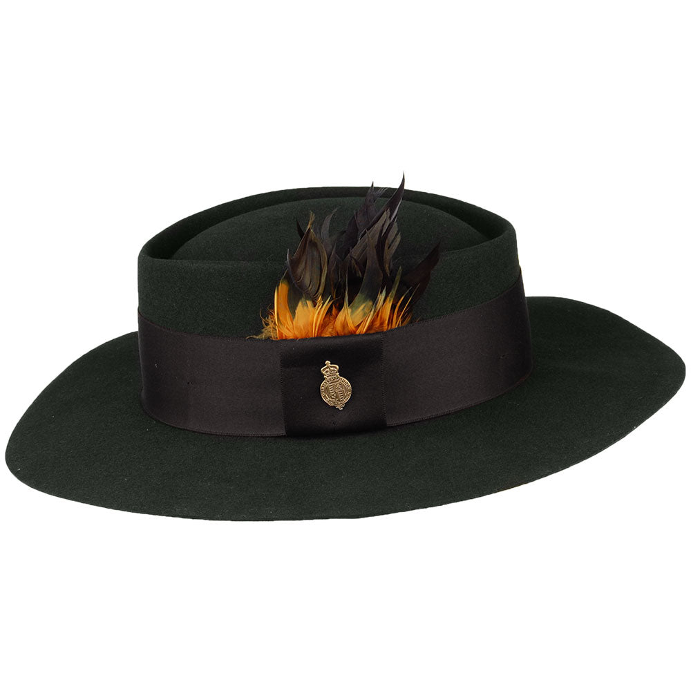 Sombrero Fedora Camden de fieltro de piel de Christys - Bosque