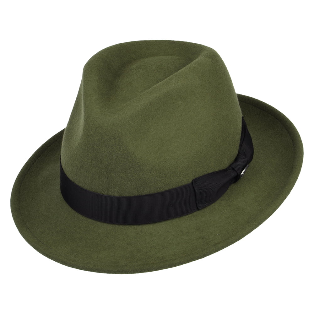 Sombrero Trilby Maglor de fieltro de lana de Bailey - Bosque