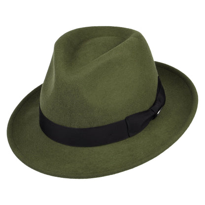 Sombrero Trilby Maglor de fieltro de lana de Bailey - Bosque