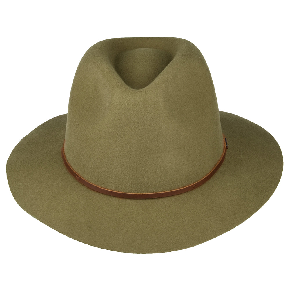 Sombrero Fedora Wesley de fieltro de lana de Brixton - Bronce