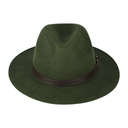 Sombrero Fedora Adventurer impermeable de Failsworth - Verde Pasto