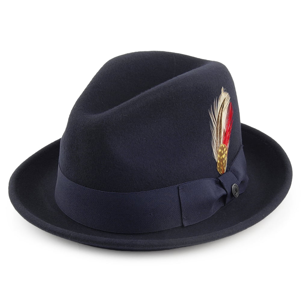 Sombrero flexible Blues Trilby de Jaxon & James - Azul Marino