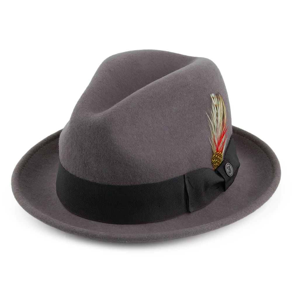 Sombrero flexible Blues Trilby de Jaxon & James - Gris