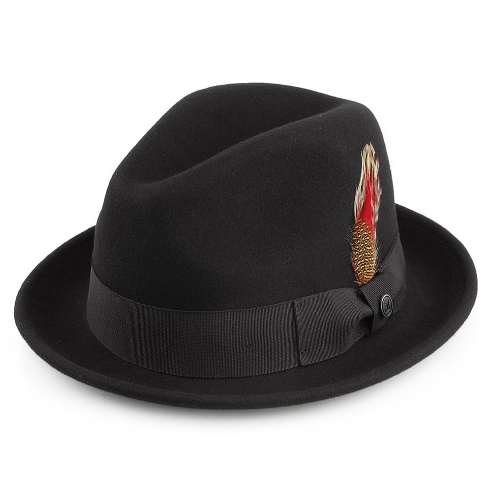 Sombrero flexible Blues Trilby de Jaxon & James - Negro