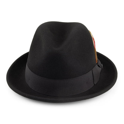 Sombrero flexible Blues Trilby de Jaxon & James - Negro