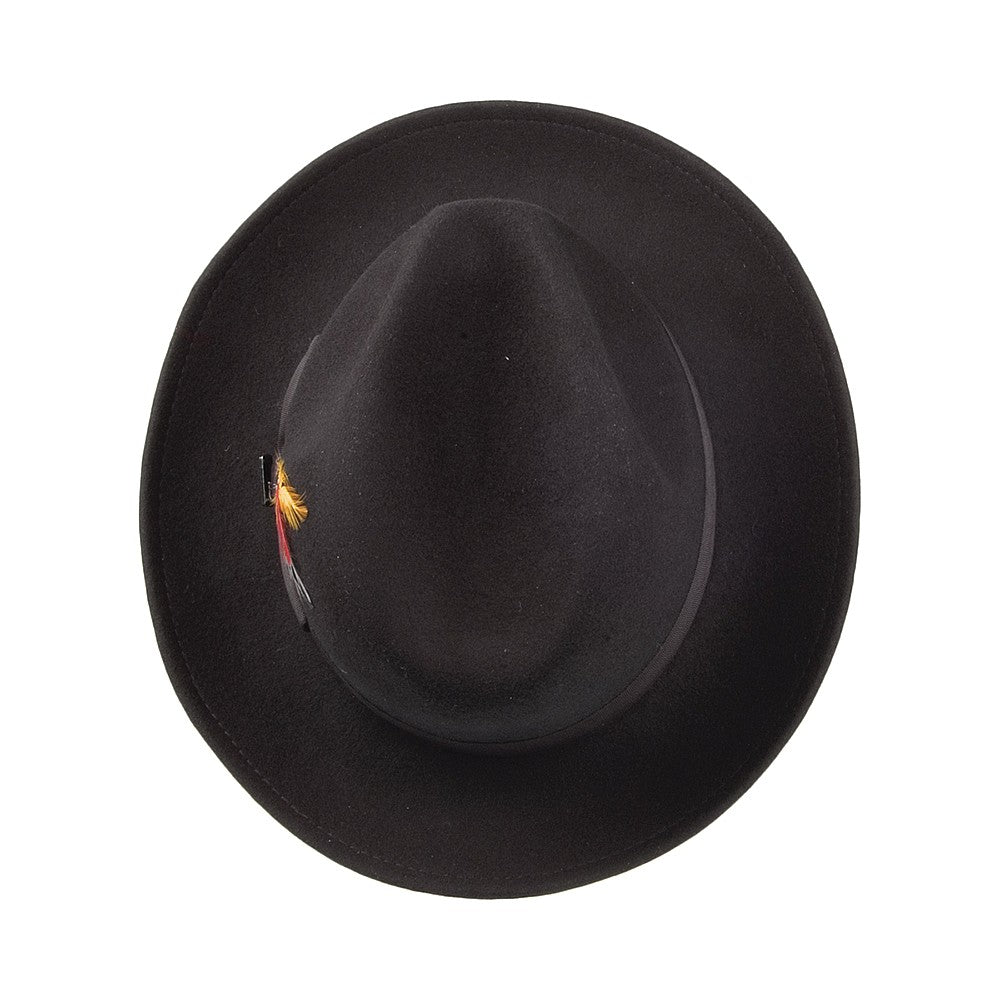 Sombrero Fedora flexible Copa Pinch de Jaxon & James - Negro