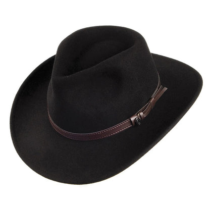 Sombrero flexible Outback de Jaxon & James - Negro