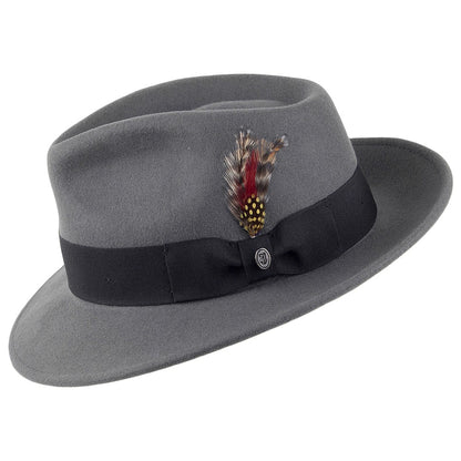 Sombrero Fedora flexible Copa-C de Jaxon & James - Gris