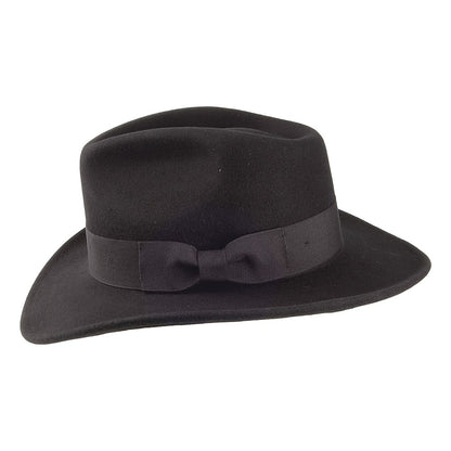 Sombrero Fedora Ford de Jaxon & James - Negro