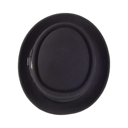Sombrero flexible de lana Pork Pie de Jaxon & James - Negro