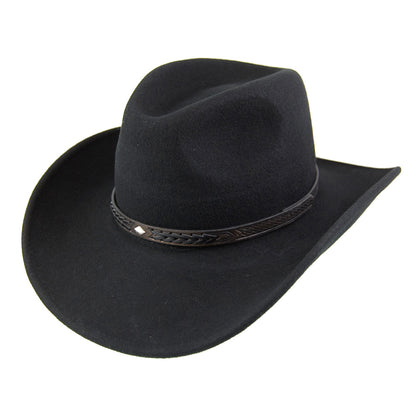 Sombrero Cowboy Comanche de Jaxon & James - Negro