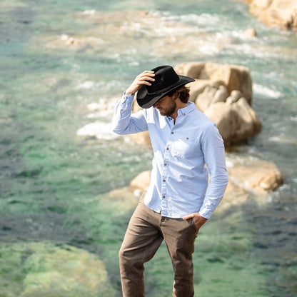 Sombrero Cowboy Comanche de Jaxon & James - Negro