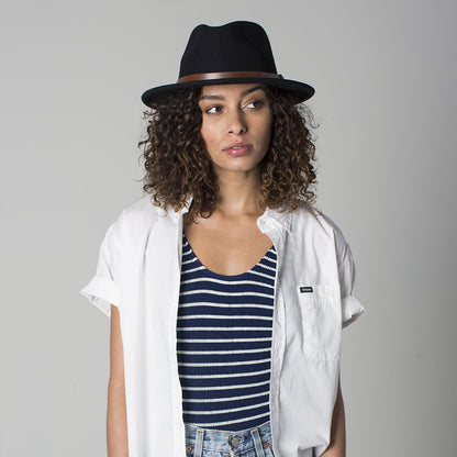Sombrero Fedora Messer de Brixton - Negro