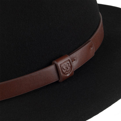 Sombrero Fedora Messer de Brixton - Negro
