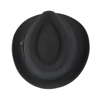 Sombrero Trilby Elkader flexible de Stetson - Negro
