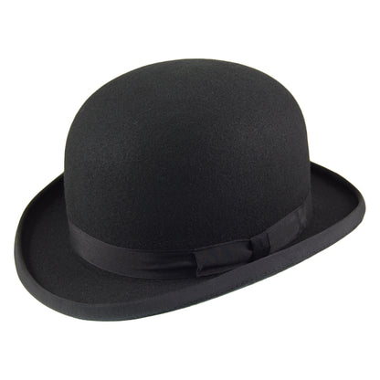 Sombrero bombín de fieltro de lana de Christys - Negro