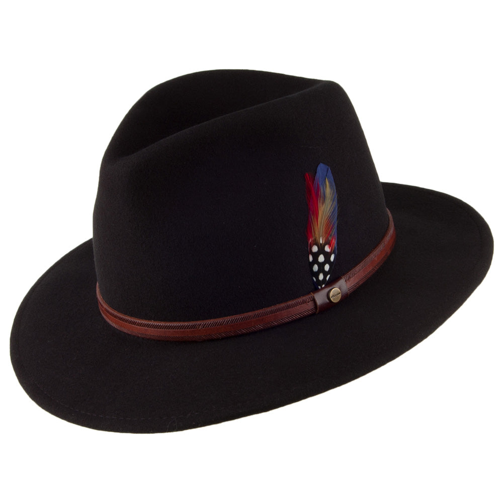 Sombrero Fedora Safari Rantoul de Stetson - Negro
