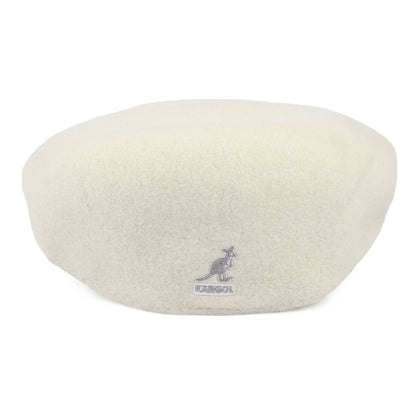 Gorra plana 504 de lana de Kangol - Blanco invernal