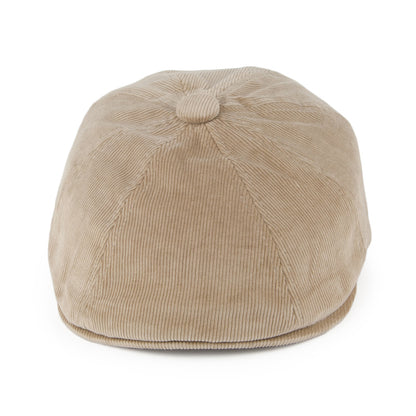 Gorra Newsboy Hawker de pana de Kangol - Beige