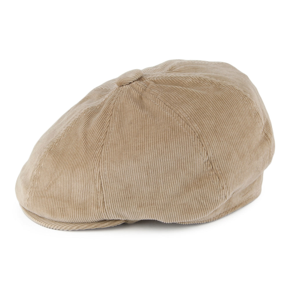 Gorra Newsboy Hawker de pana de Kangol - Beige