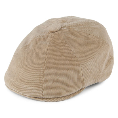Gorra Newsboy Hawker de pana de Kangol - Beige