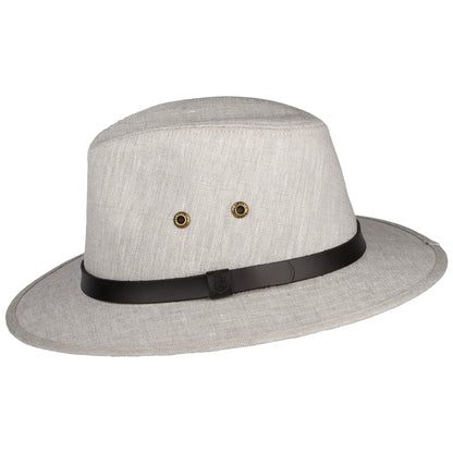 Sombrero Safari de lino irlandés de Failsworth - Mezcla de naturales