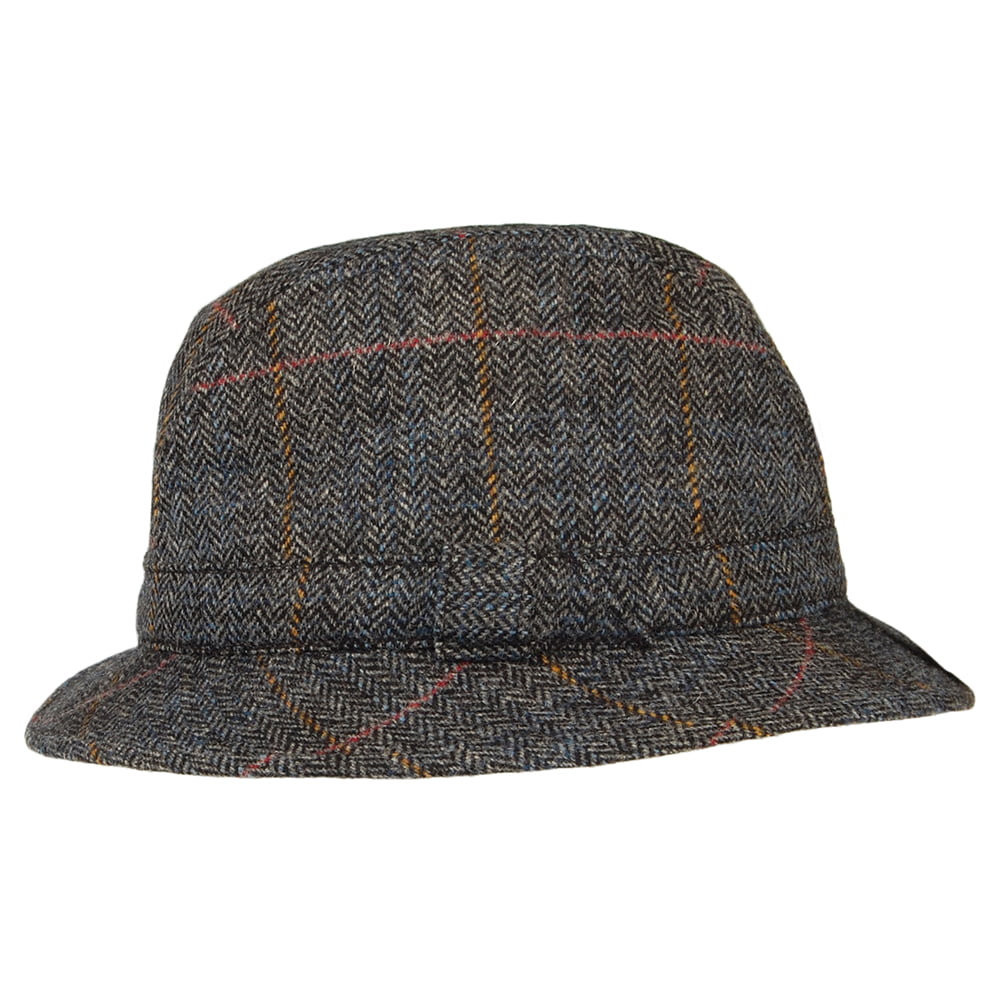 Sombrero Trilby enrollable diseño de espiga I de City Sport - Gris Multi