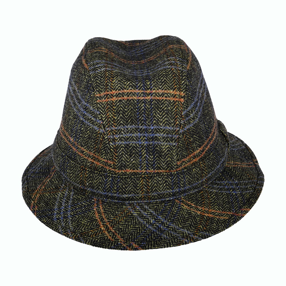 Sombrero Trilby enrollable diseño de espiga de City Sport - Beige Arena-Negro-Multi