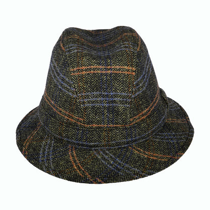Sombrero Trilby enrollable diseño de espiga de City Sport - Beige Arena-Negro-Multi