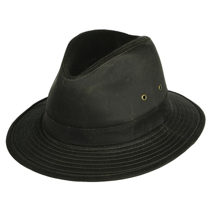 Sombrero Safari de aldogón envejecido de Dorfman Pacific - Loden