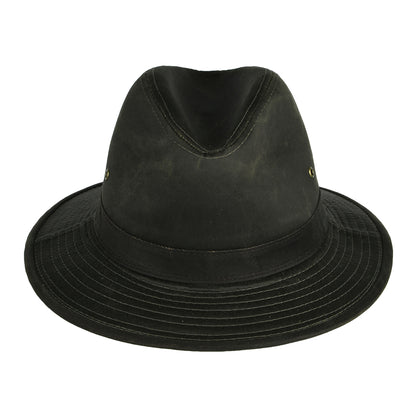 Sombrero Safari de aldogón envejecido de Dorfman Pacific - Loden