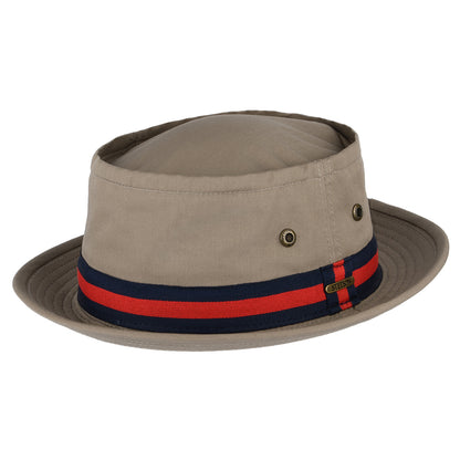 Sombrero Pork Pie Fishermans de pescador de Stetson - Beige