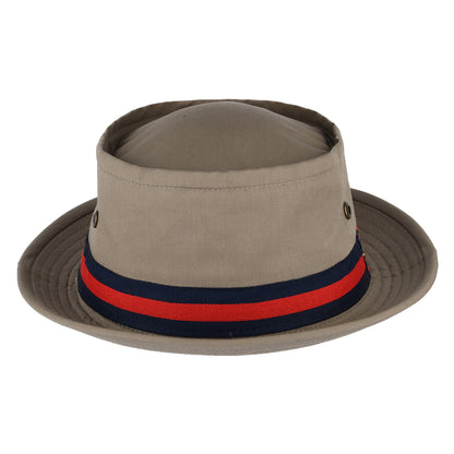 Sombrero Pork Pie Fishermans de pescador de Stetson - Beige